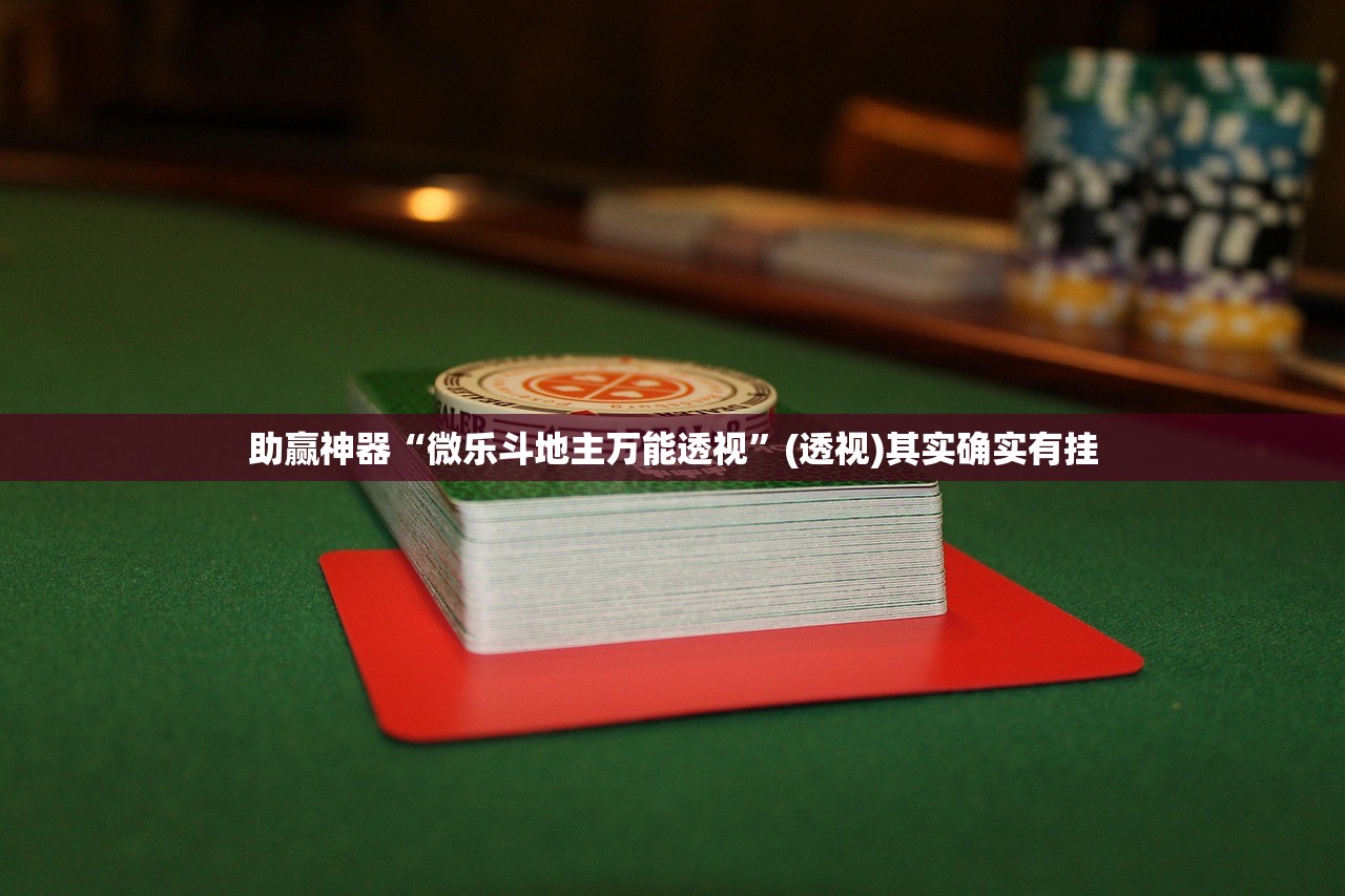 玩家辅助神器：小程序麻将有挂不—我来教你开挂”其实确实有挂