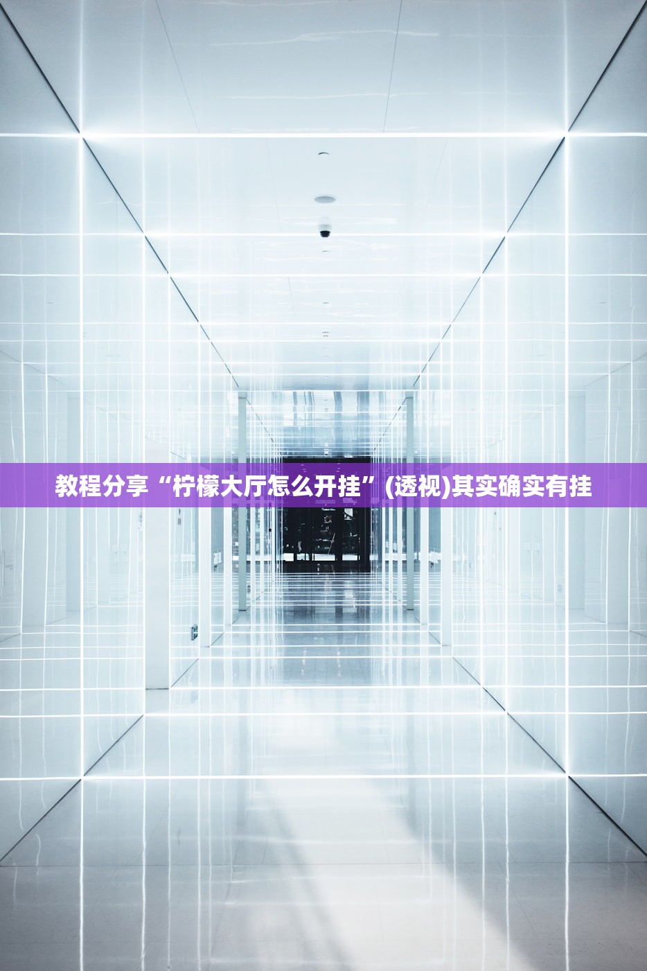 教程分享“柠檬大厅怎么开挂”(透视)其实确实有挂