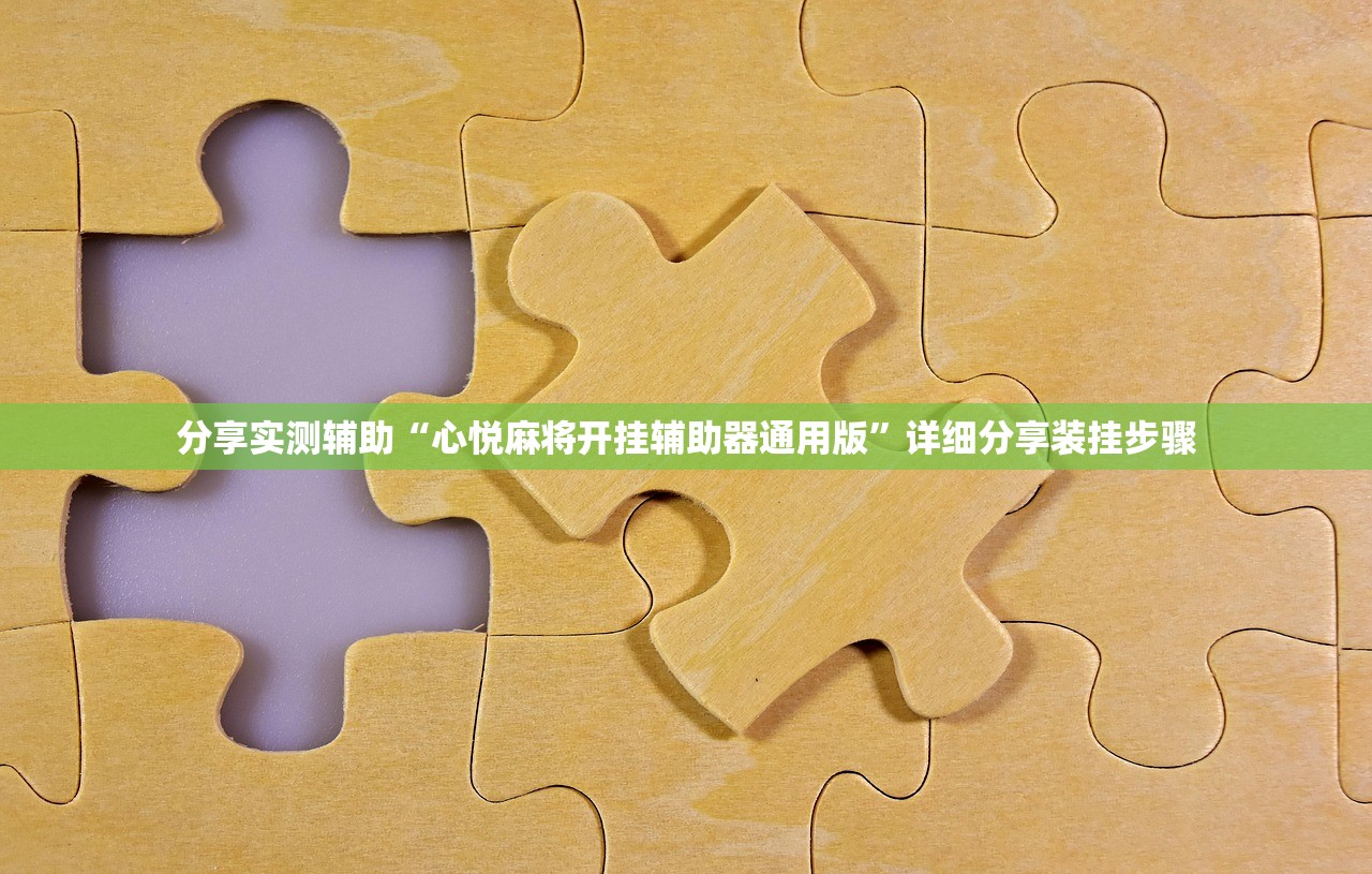 分享实测辅助“心悦麻将开挂辅助器通用版”详细分享装挂步骤