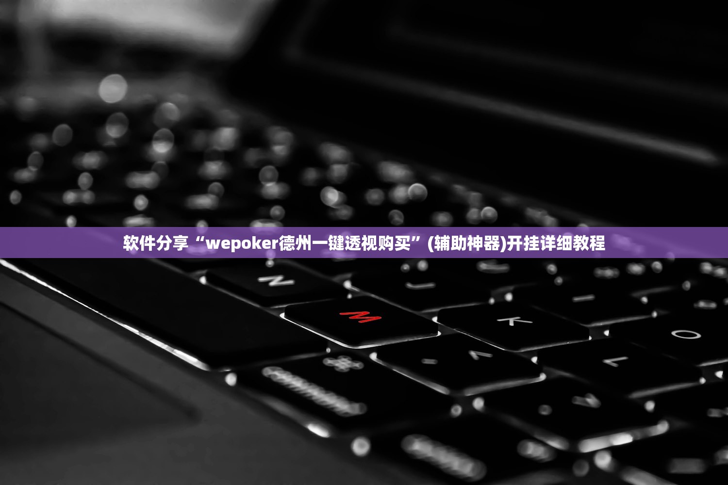 软件分享“wepoker德州一键透视购买”(辅助神器)开挂详细教程