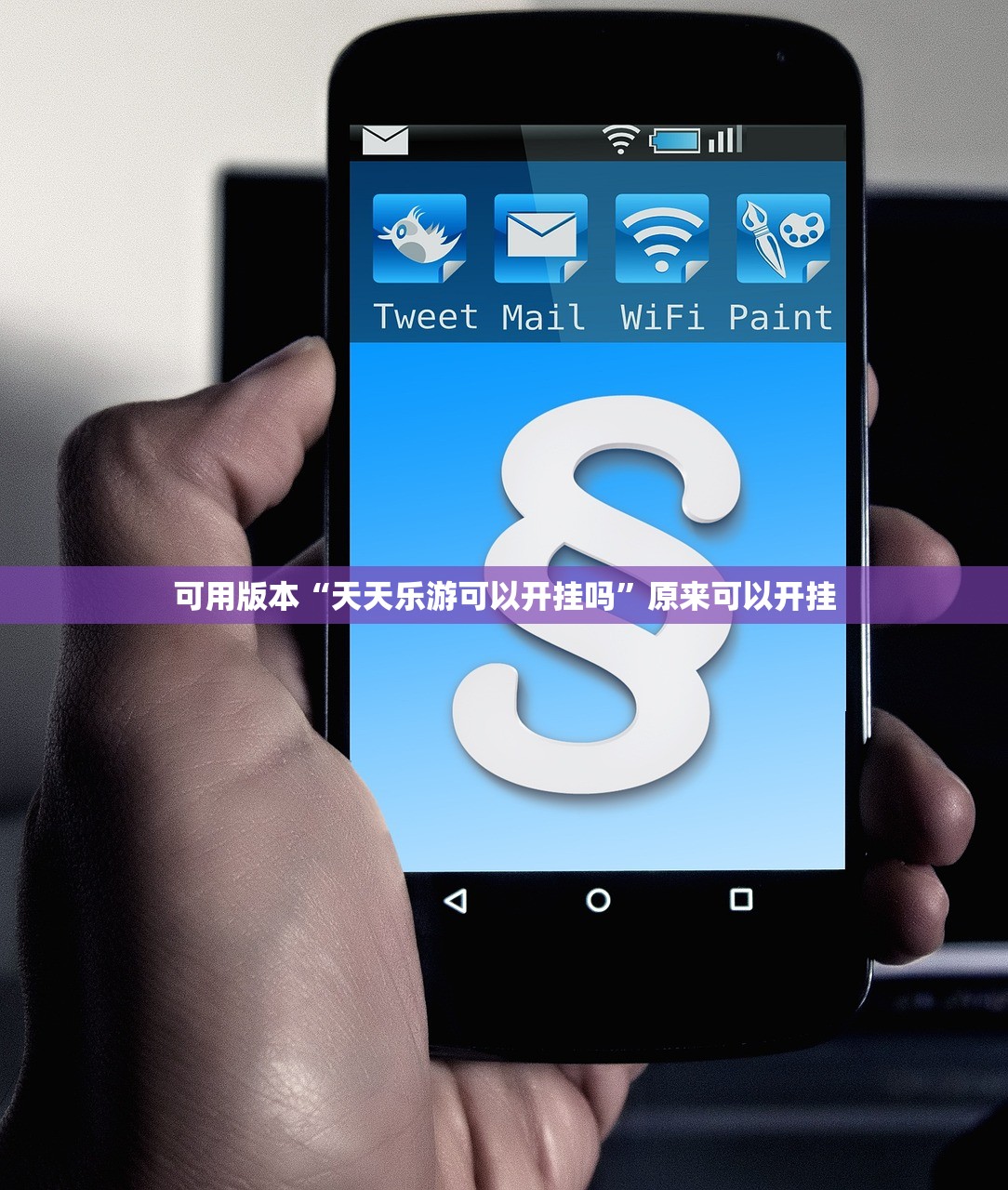 可用版本“天天乐游可以开挂吗”原来可以开挂
