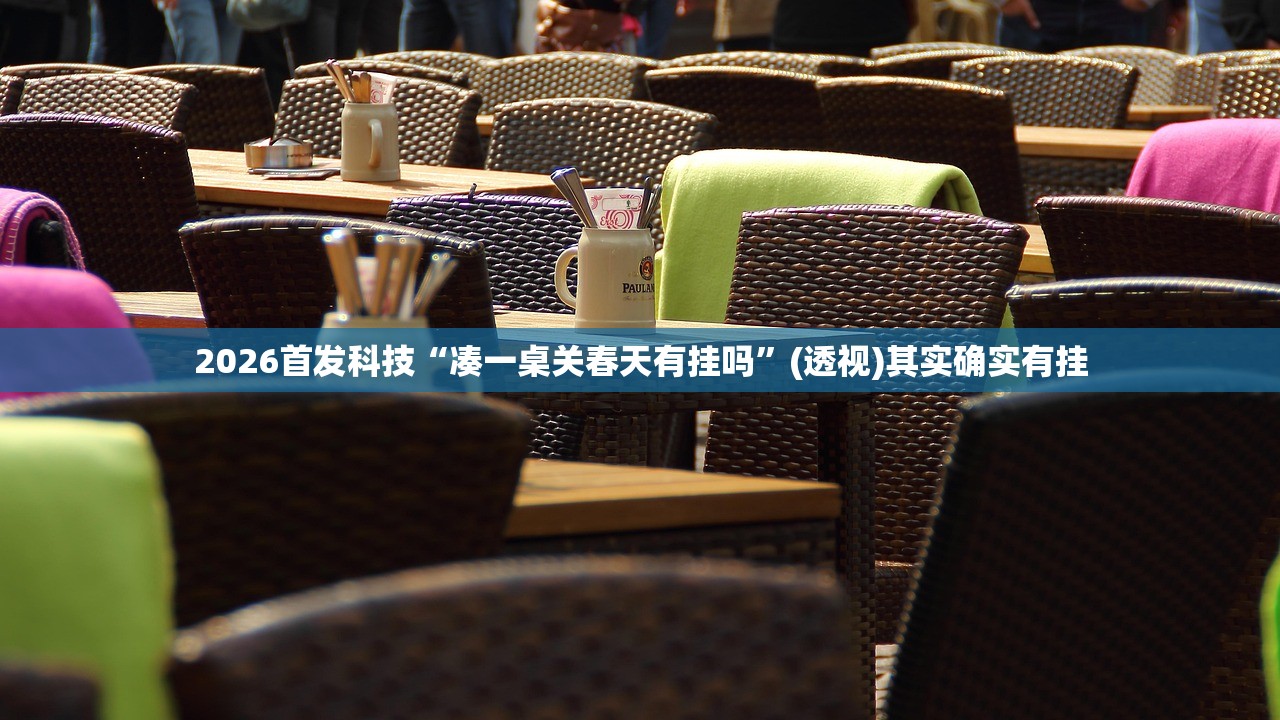 2026首发科技“凑一桌关春天有挂吗	”(透视)其实确实有挂