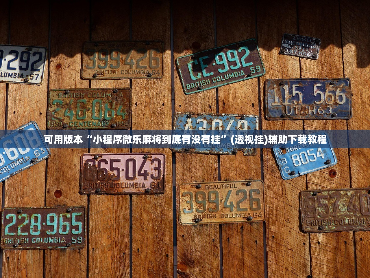 可用版本“小程序微乐麻将到底有没有挂”(透视挂)辅助下载教程