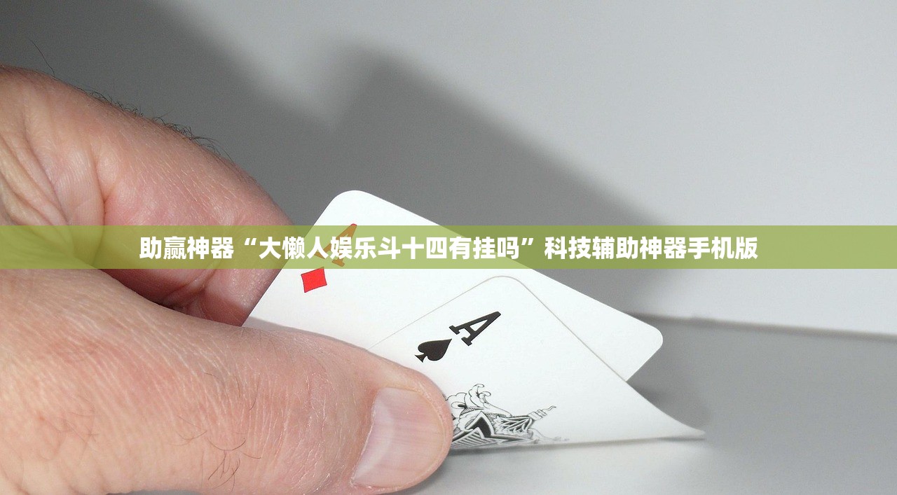 助赢神器“大懒人娱乐斗十四有挂吗”科技辅助神器手机版
