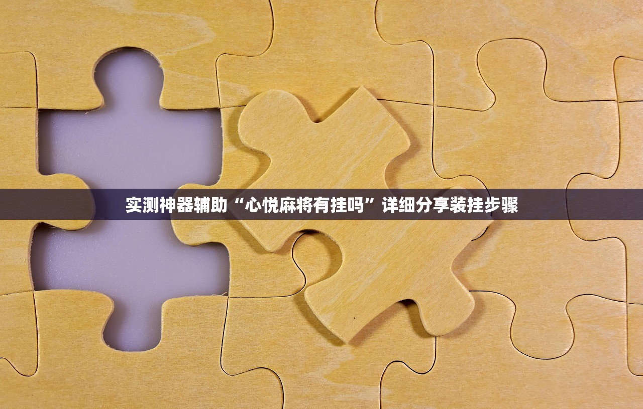 实测神器辅助“心悦麻将有挂吗”详细分享装挂步骤