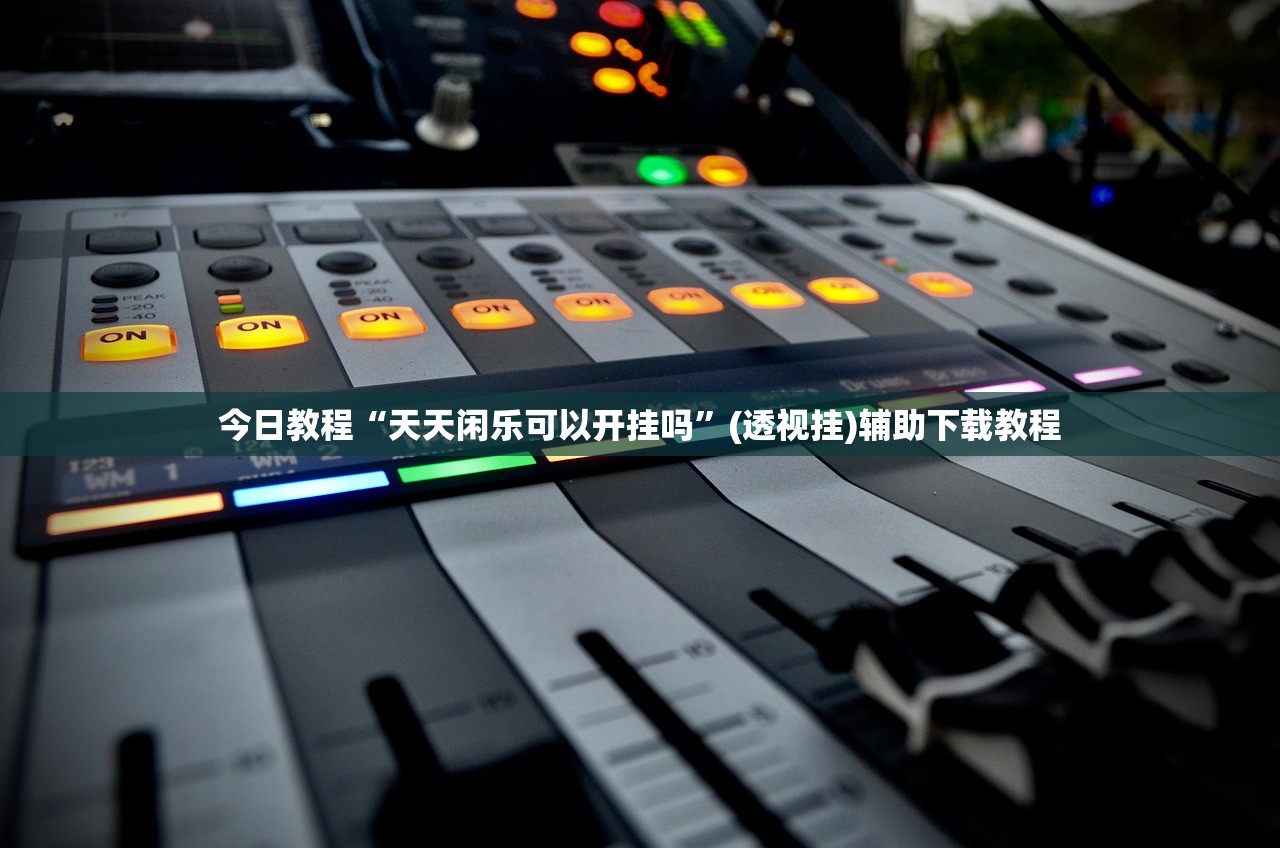 今日教程“天天闲乐可以开挂吗”(透视挂)辅助下载教程